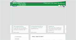 Desktop Screenshot of beschriftung-und-mehr.de